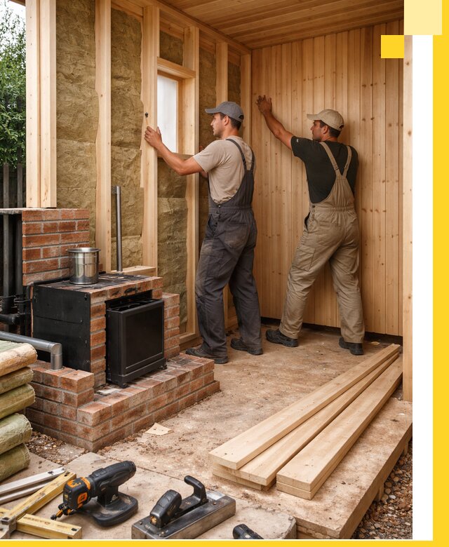 Строительство и установка дачных саун под ключ в Димитровграде