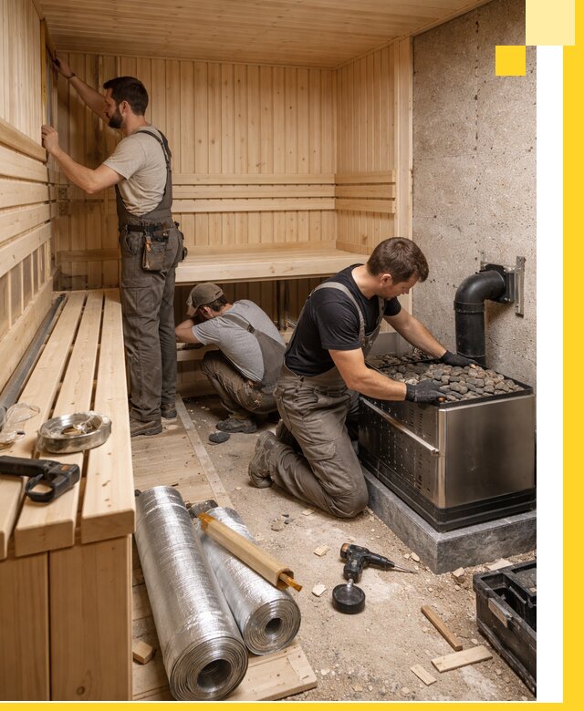 Индивидуальные сауны на заказ в Димитровграде под ключ, проект и монтаж