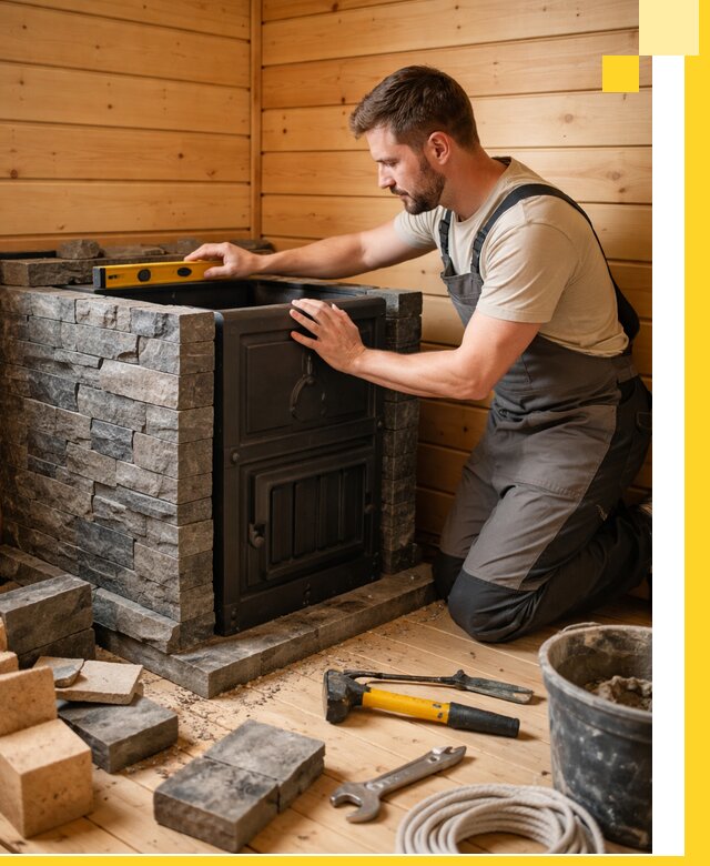 Производство и установка печей для саун под ключ в Димитровграде