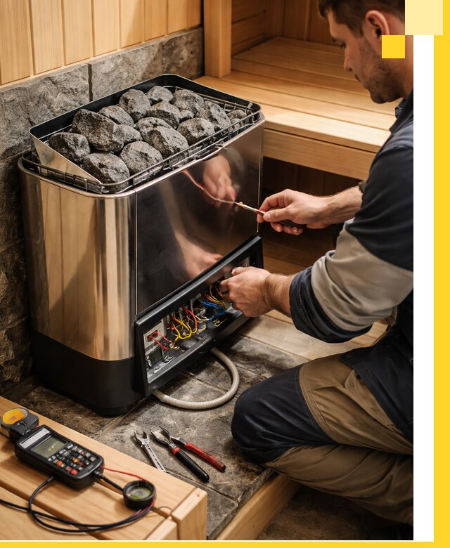 Продажа и установка электрокаменок для саун в Димитровграде