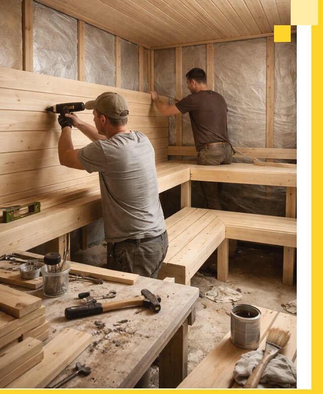 Профессиональная отделка бань и саун под ключ в Димитровграде