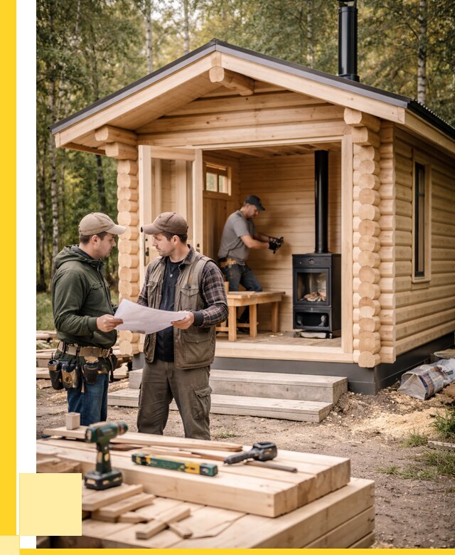 Монтаж бань под ключ в Димитровграде — от 206060 р. | ЭриданДмт