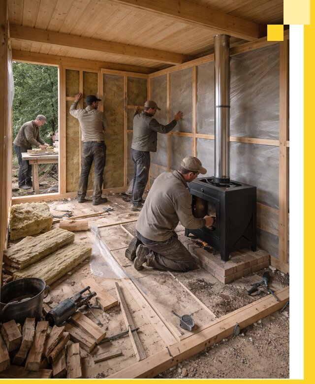 Профессиональный монтаж бань под ключ в Димитровграде для дома