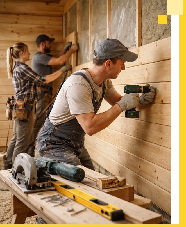 Обшивка бань под ключ в Димитровграде: отделка стен и потолков