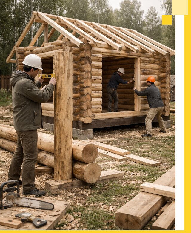 Строительство бань для дачи под ключ в Димитровграде с доставкой и монтажом