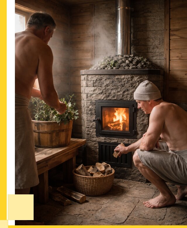 Банные печи под ключ в Димитровграде от 46364 р. | ЭриданДмт кирпичная