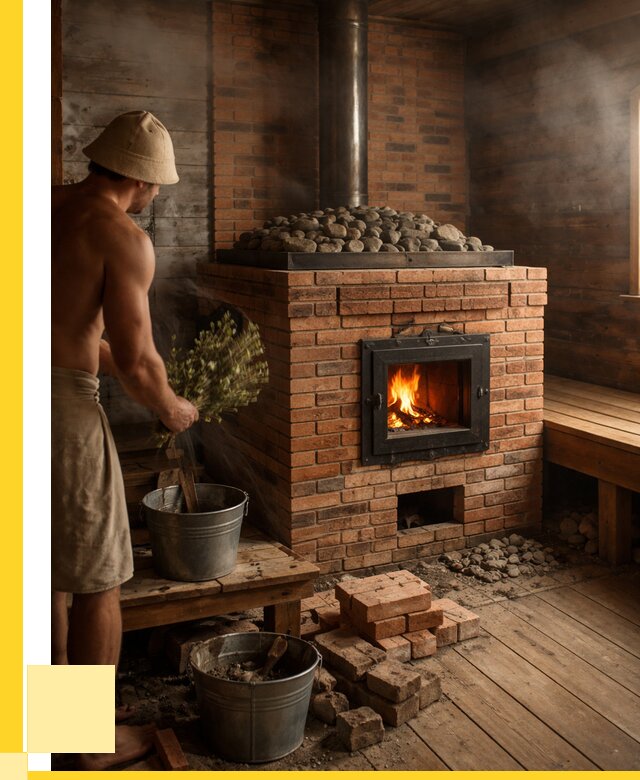 Кирпичные банные печи в Димитровграде от 92727 р. | ЭриданДмт