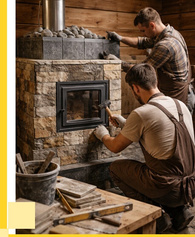 Облицовка банной печи в Димитровграде от 15455 р. | ЭриданДмт