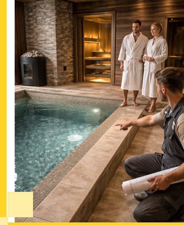 Проект бани с бассейном под ключ в Димитровграде от 66970 р. | ЭриданДмт