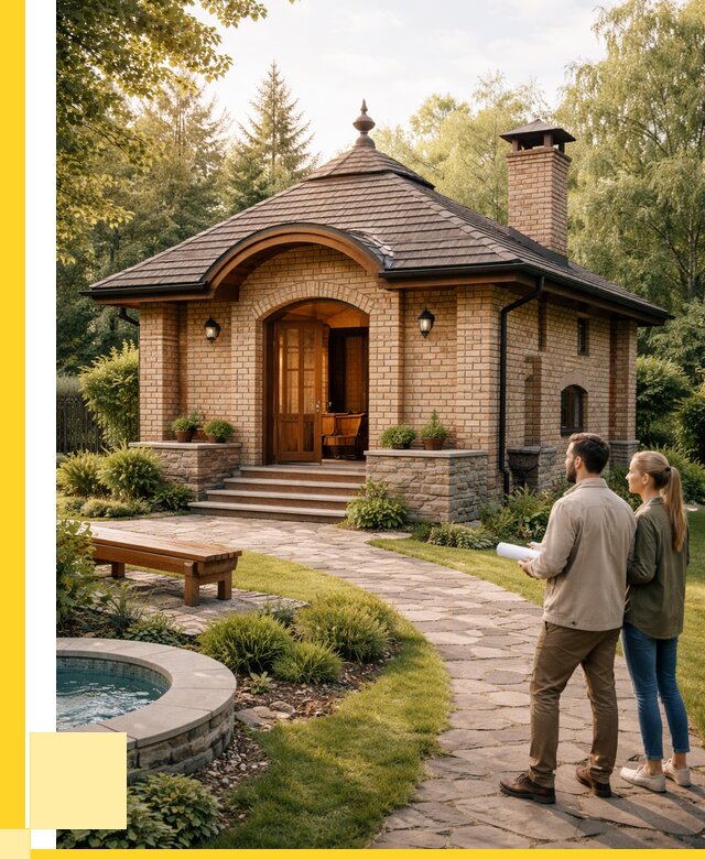 Проект кирпичной бани в Димитровграде от 30909 р. | ЭриданДмт