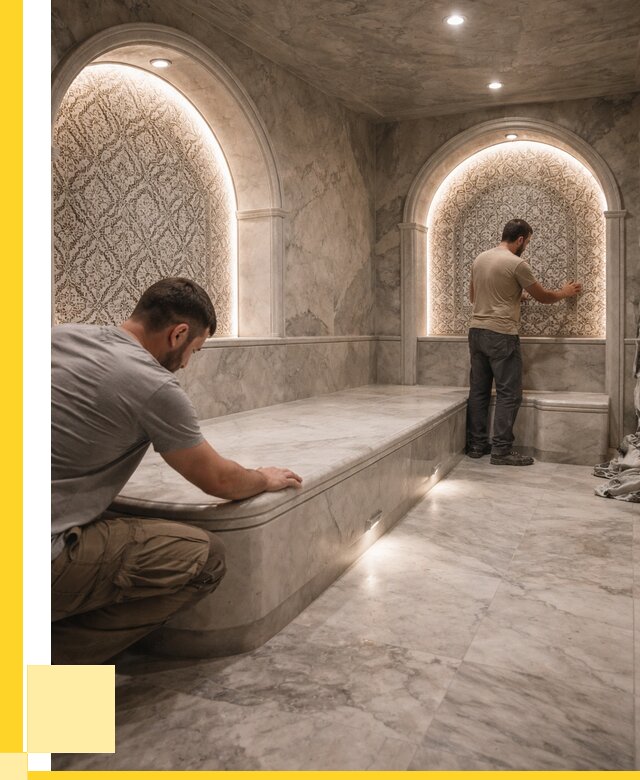 Турецкие бани под ключ в Димитровграде от 257575 р. | ЭриданДмт