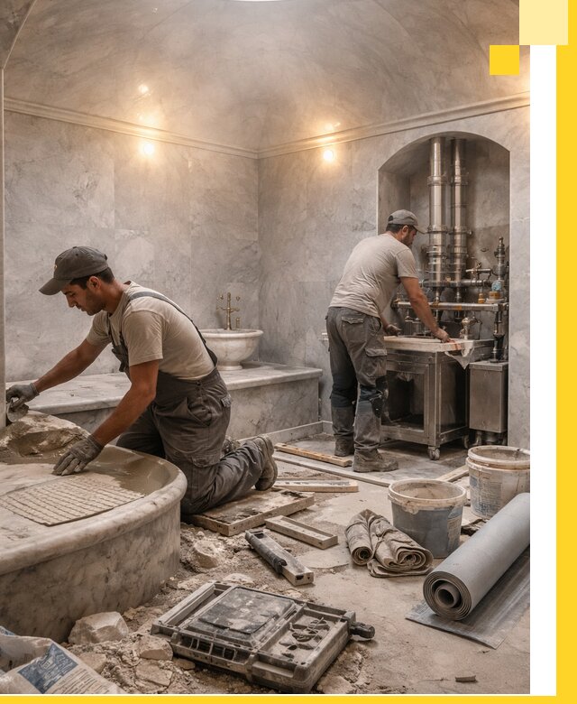 Строительство турецких бань хаммам под ключ в Димитровграде