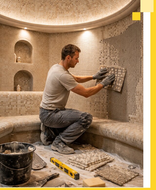 Устройство и монтаж домашнего хамама под ключ в Димитровграде