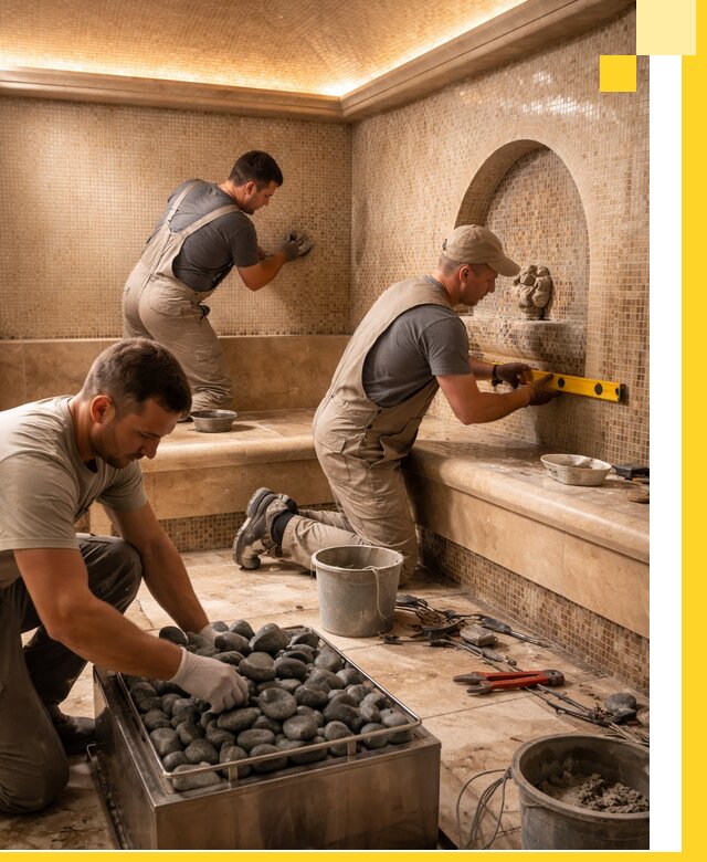 Проектирование и строительство хамама и сауны в Димитровграде