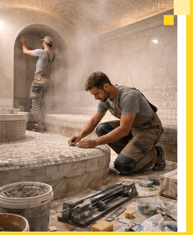 Профессиональный дизайн хамама и SPA под ключ в Димитровграде