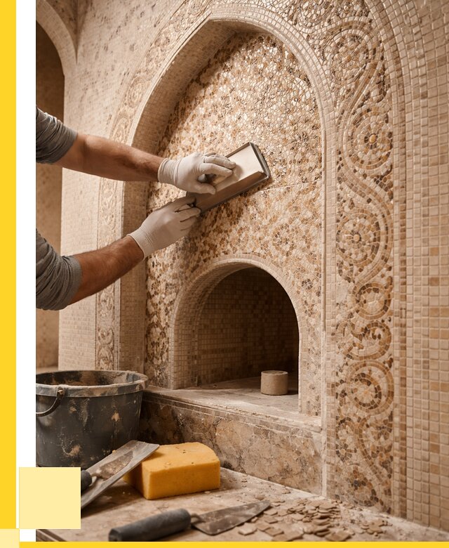 Мозаика для хамама в Димитровграде под ключ от 5152 р. | ЭриданДмт