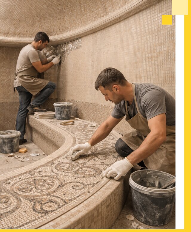 Плитка для хамама в Димитровграде, укладка, подбор и поставка