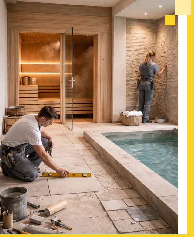 Комплексный дизайн и отделка интерьеров SPA под ключ в Димитровграде